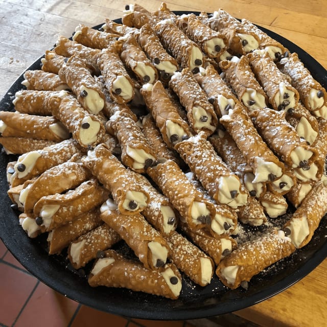 Cannoli Tray.