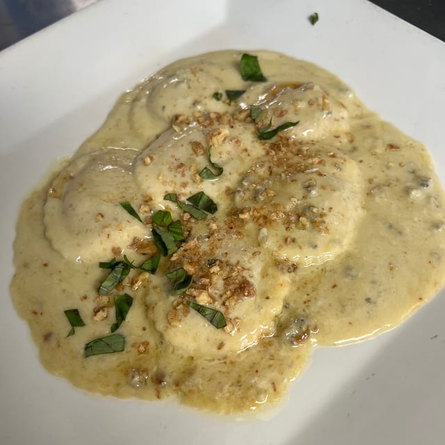 Pumpkin ravioli Ala Nonna.