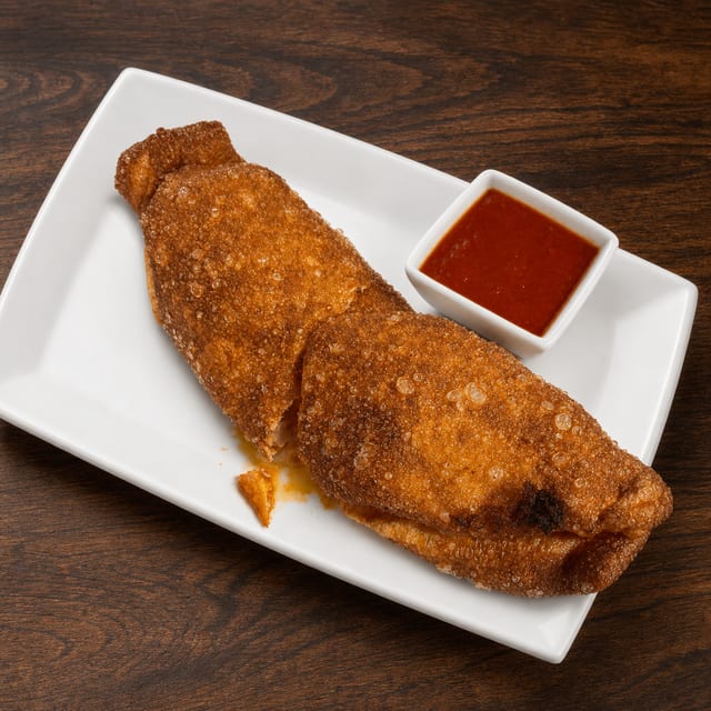Fried Personal Stromboli.