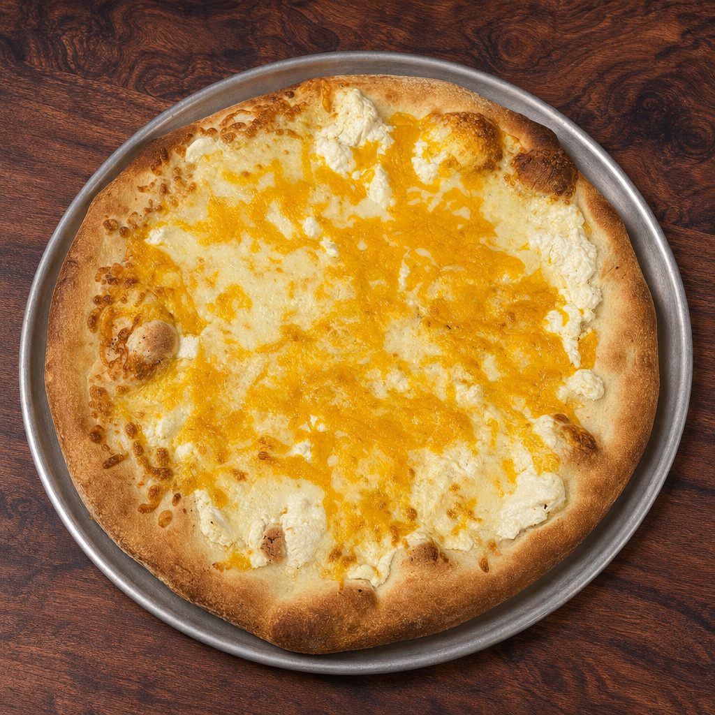 Four Cheese Pizza.