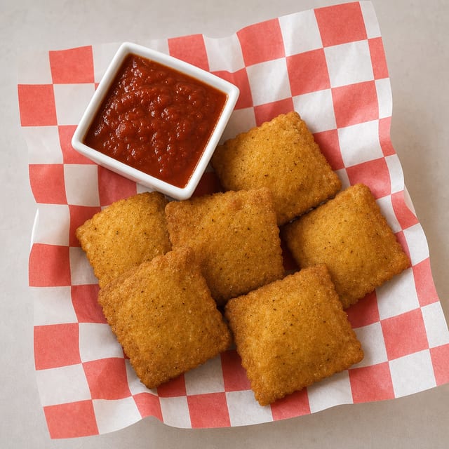 Fried Breaded Ravioli.